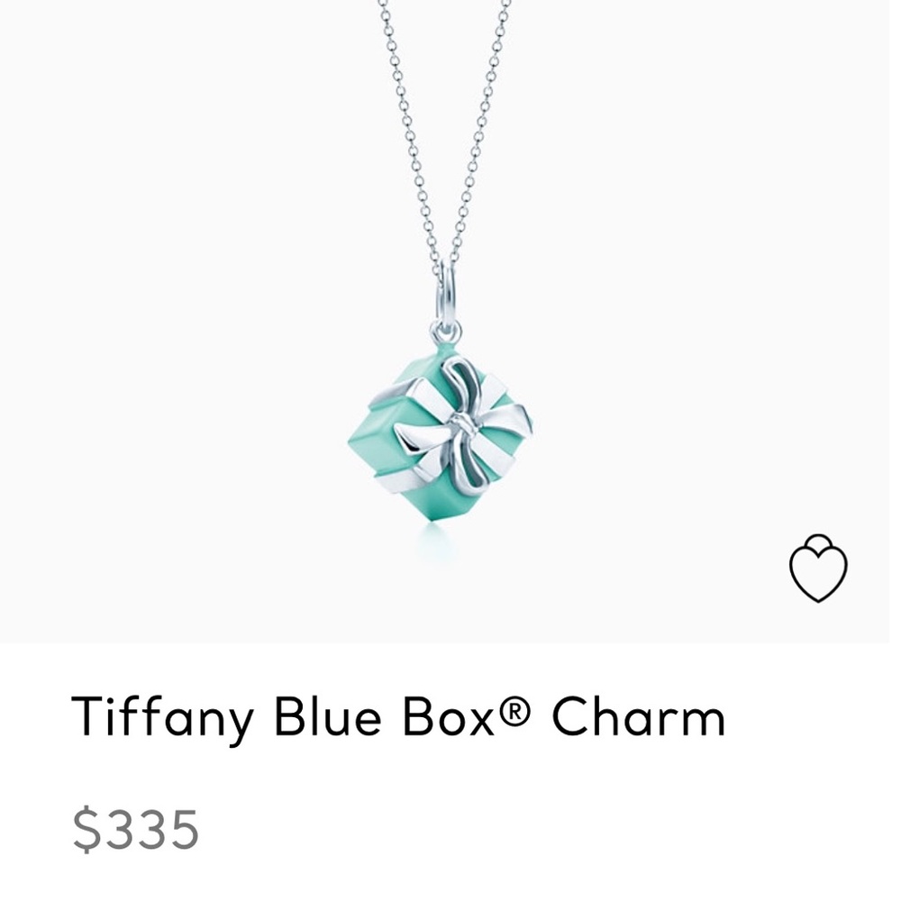 SOLD. Tiffany charm gift box